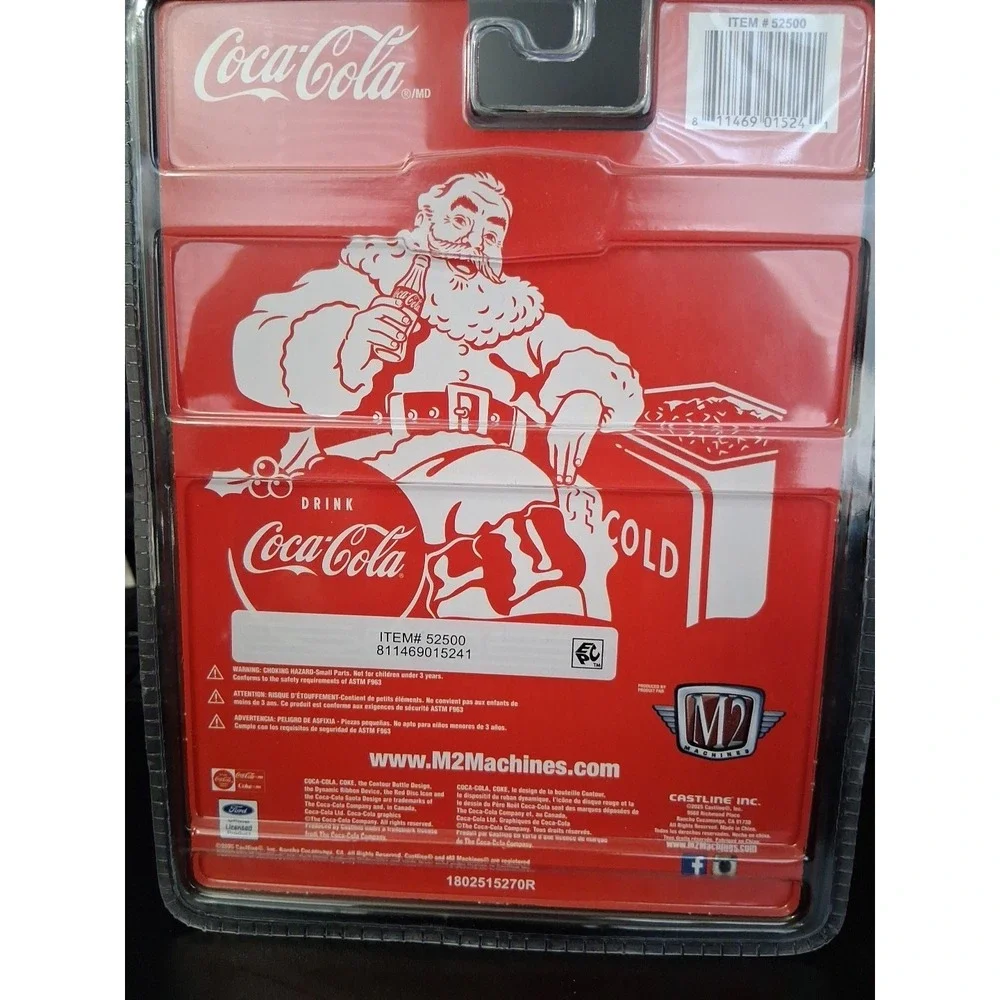 2025 M2 Machines Christmas Coca-Cola Santa 1966 Ford Bronco Limited Edition